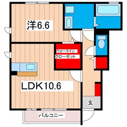 グランシャリオⅢの物件間取画像